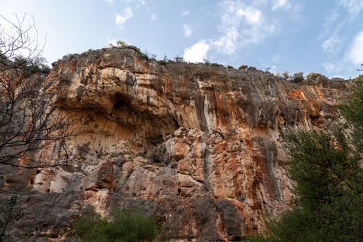 Paradise, Hell (Cennet Cehennem) cave ruins in Mersin, Turkey.