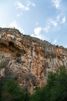 Paradise, Hell (Cennet Cehennem) cave ruins in Mersin, Turkey.