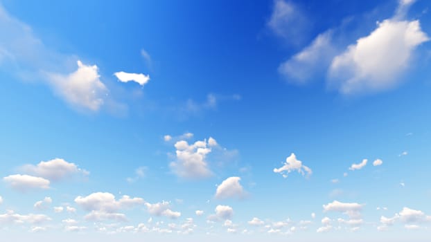 Cloudy blue sky abstract background, blue sky background with tiny clouds, 3d rendering

