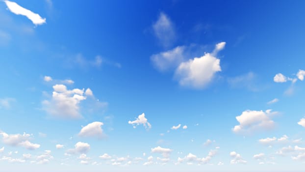 Cloudy blue sky abstract background, blue sky background with tiny clouds, 3d rendering

