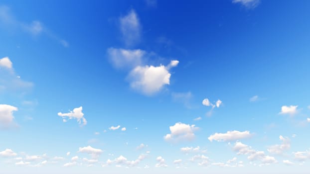 Cloudy blue sky abstract background, blue sky background with tiny clouds, 3d rendering

