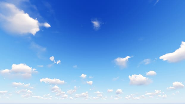 Cloudy blue sky abstract background, blue sky background with tiny clouds, 3d rendering

