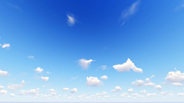 Cloudy blue sky abstract background, blue sky background with tiny clouds, 3d rendering

