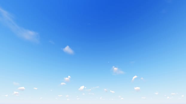 Cloudy blue sky abstract background, blue sky background with tiny clouds, 3d rendering

