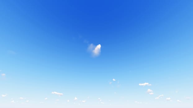 Cloudy blue sky abstract background, blue sky background with tiny clouds, 3d rendering

