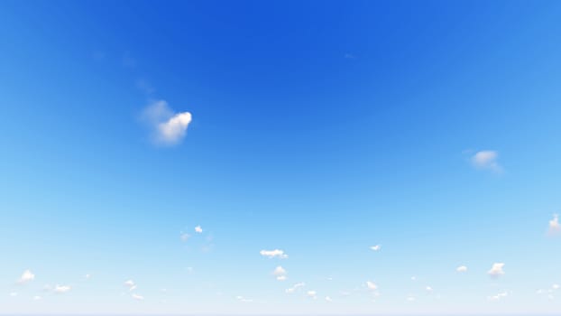 Cloudy blue sky abstract background, blue sky background with tiny clouds, 3d rendering

