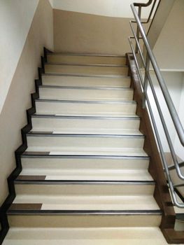 Stairway of  Fire Escape or Ladder Steel Sadder