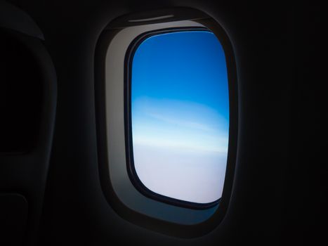 Plane Window View