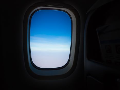 Plane Window View