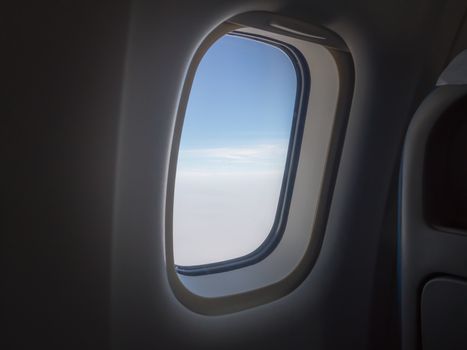 Plane Window View