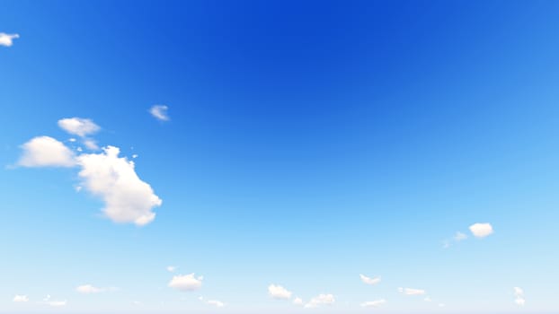 Cloudy blue sky abstract background, blue sky background with tiny clouds, 3d rendering

