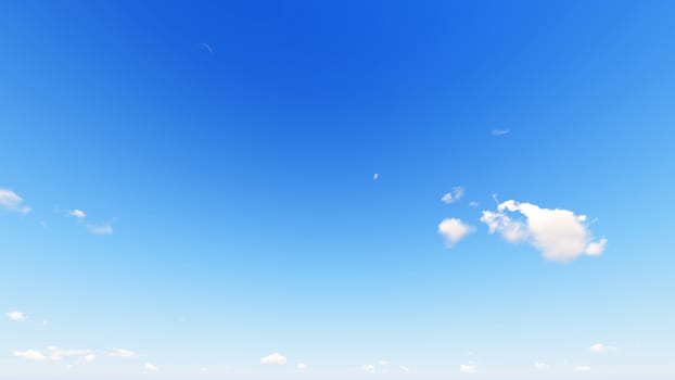 Cloudy blue sky abstract background, blue sky background with tiny clouds, 3d rendering

