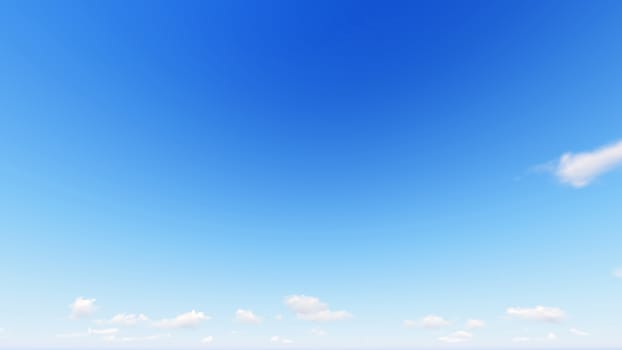 Cloudy blue sky abstract background, blue sky background with tiny clouds, 3d rendering

