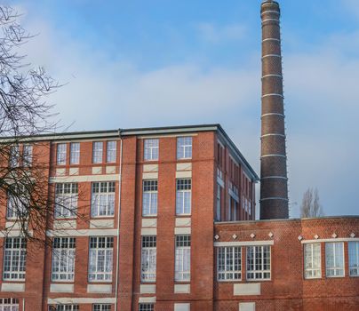 Rear view of the old steam bakery Velberter, Germany.