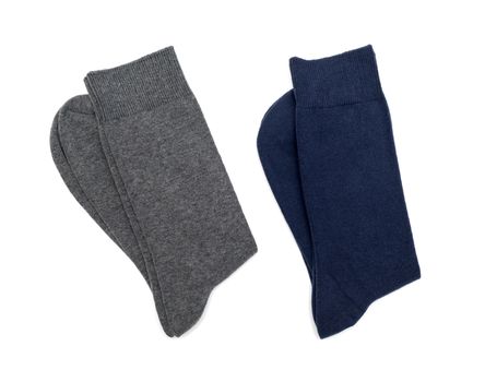 men's socks on a white background