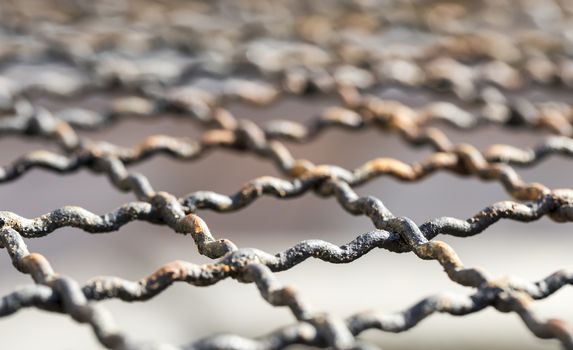 Barbecue Grill Grate close up.