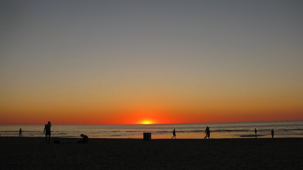 The photo was taken on the shore of the Baltic Sea in Jurmala (Latvia)