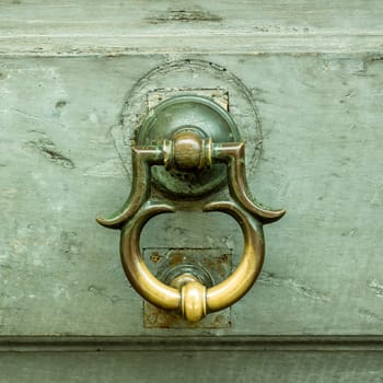 Close up of old door in Sicily, Italy.