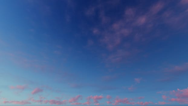 Cloudy blue sky abstract background, blue sky background with tiny clouds, 3d rendering

