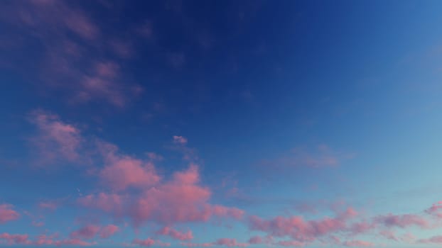 Cloudy blue sky abstract background, blue sky background with tiny clouds, 3d rendering

