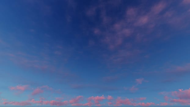 Cloudy blue sky abstract background, blue sky background with tiny clouds, 3d rendering

