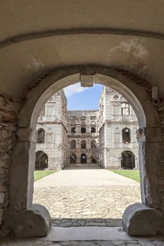 The ruins of a 17th century giant castle, Krzyztopor, Poland