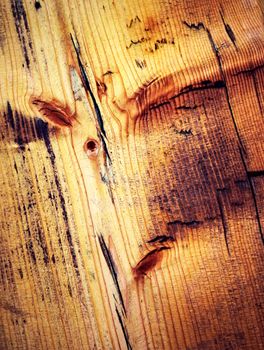 Abstract background or texture detail cracked wooden spruce boards