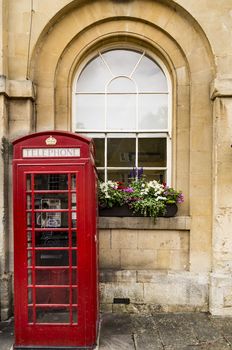 LONDON - JULY 17: Phone Boots in downtown of the UK capital city on July 17, 2015 in London, United Kingdom.