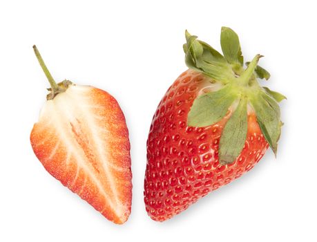 Strawberry Isolated on White Background