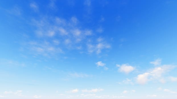 Cloudy blue sky abstract background, blue sky background with tiny clouds, 3d rendering

