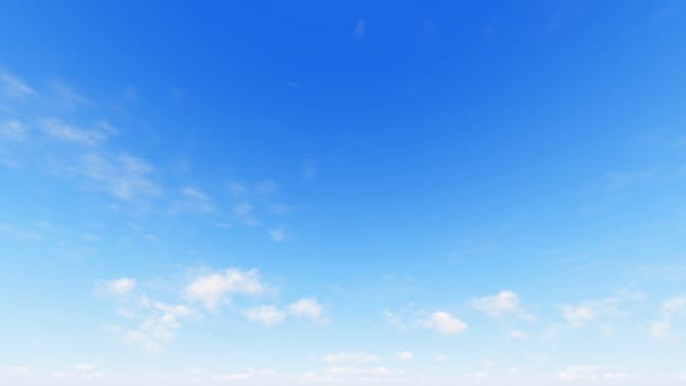 Cloudy blue sky abstract background, blue sky background with tiny clouds, 3d rendering

