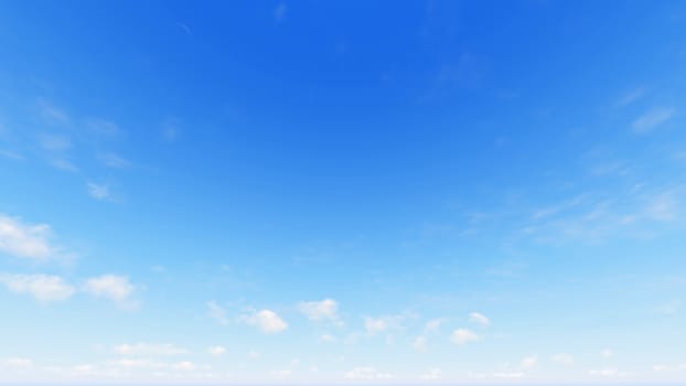 Cloudy blue sky abstract background, blue sky background with tiny clouds, 3d rendering

