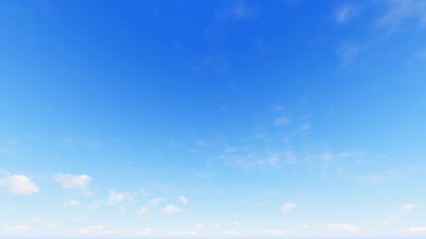 Cloudy blue sky abstract background, blue sky background with tiny clouds, 3d rendering

