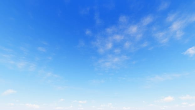 Cloudy blue sky abstract background, blue sky background with tiny clouds, 3d rendering

