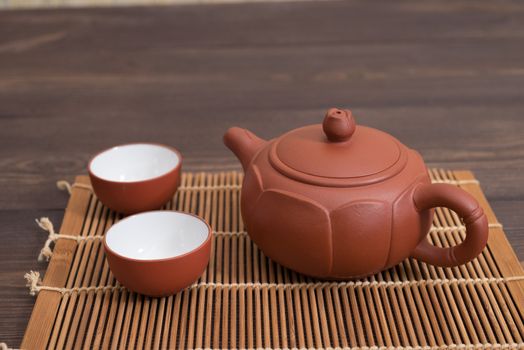 Earthenware for tea for Chinese traditional ceremony