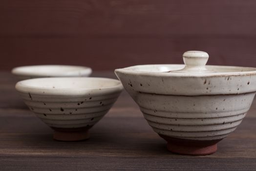 Earthenware for tea for Chinese traditional ceremony