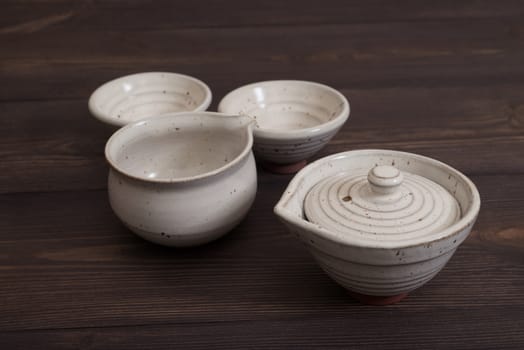 Earthenware for tea for Chinese traditional ceremony