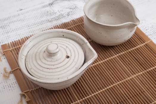 Earthenware for tea for Chinese traditional ceremony