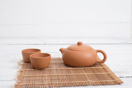 Earthenware for tea for Chinese traditional ceremony