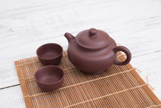 Earthenware for tea for Chinese traditional ceremony