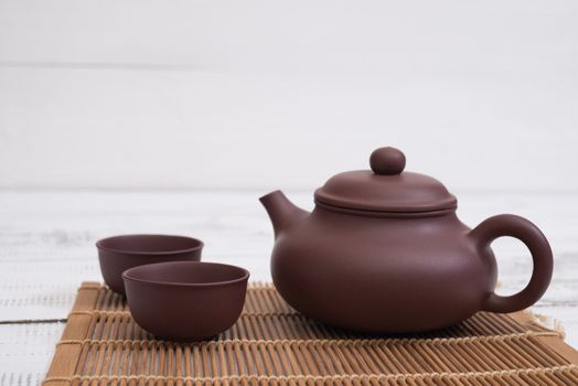 Earthenware for tea for Chinese traditional ceremony