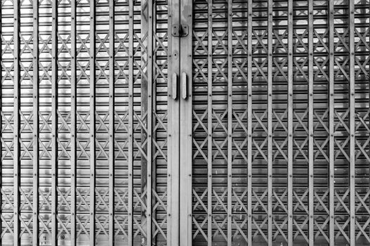 old steel door, as background