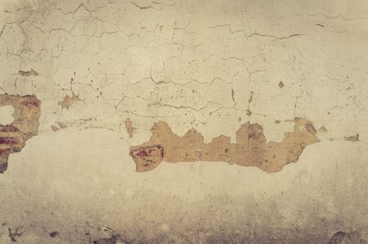 old wall with cracks background, vintage wall