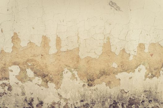 old wall with cracks background, vintage wall