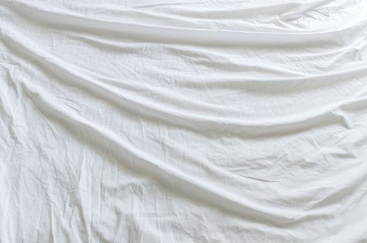 Background of crumpled dense fabric