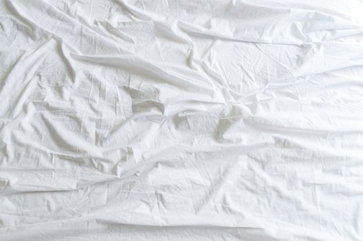 Background of crumpled dense fabric