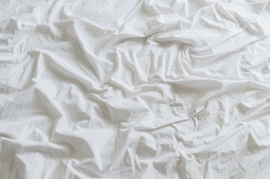Background of crumpled dense fabric