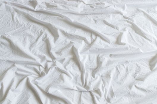 Background of crumpled dense fabric