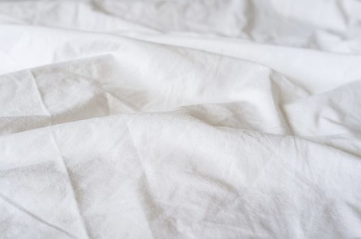 Background of crumpled dense fabric