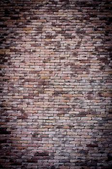 Old grunge brick wall background, vintage style